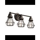 Kichler 37431 3-Lights Olde Bronze 60W Vanity Light