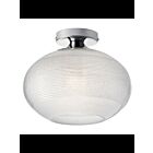 Kichler 38206 1-Light Chrome 5W LED Semi-Flush Mount Ceiling Light