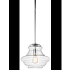 Kichler 42044CH 1-Light Chrome 100W Pendant