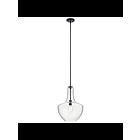 Kichler 42046BK 1-Light Black 100W Pendant