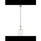 Kichler 42047NBR 1-Light Natural Brass 100W Mini Pendant