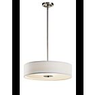 Kichler 42121NI 3-Lights Brushed Nickel 100W Convertible Pendant