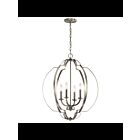 Kichler 42138NI 4-Lights Brushed Nickel 60W Foyer Pendant