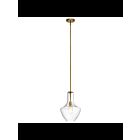 Kichler 42141NBR 1-Light Natural Brass 100W Pendant