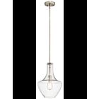Kichler 42141NICS 1-Light Brushed Nickel 100W Pendant