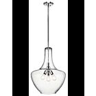 Kichler 42198CH 3-Lights Chrome 100W Pendant