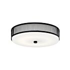 Kichler 42379BKLEDR Ceiling Space 1-Light 22W Black LED Flush Mount
