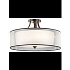 Kichler 42399MIZ 5-Lights Mission Bronze 100W Semi-Flush Mount Ceiling Light