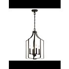 Kichler 42496OZ 4-Lights Olde Bronze 60W Mini Chandelier