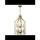 Kichler 42498NBR 8-Lights Natural Brass 60W Foyer Chandelier