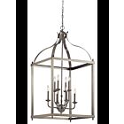 Kichler 42591NI 8-Lights Brushed Nickel 60W Foyer Pendant