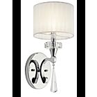 Kichler 42634CH 1-Light Chrome 60W Vanity Light