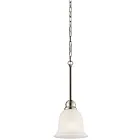Kichler 42901NI 1-Light Brushed Nickel 100W Mini Pendant