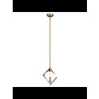 Kichler 43053PN 1-Light Polished Nickel 60W Mini Pendant