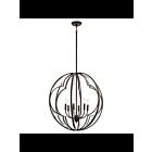 Kichler 43097OZ 6-Lights Olde Bronze 60W 1-Tier Chandelier