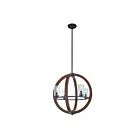 Kichler 43185AUB 4-Lights Auburn Stained 60W 1-Tier Chandelier