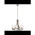 Kichler 43193DAG 6-Lights Distressed Antique Gray 60W 1-Tier Chandelier