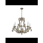 Kichler 43265DAW 8-Lights Distressed Antique White 60W 1-Tier Chandelier
