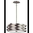 Kichler 43301NI 3-Lights Brushed Nickel 100W Pendant