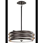 Kichler 43301OZ 3-Lights Olde Bronze 100W Pendant