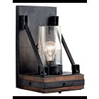 Kichler 43436AUB 1-Light Auburn Stained 100W Wall Sconce