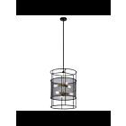 Kichler 43596BK 6-Lights Black 75W Foyer Pendant