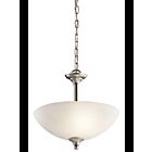 Kichler 43641NI 2-Lights Brushed Nickel 100W Convertible Pendant