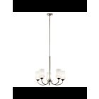 Kichler 43665NI 5-Lights Brushed Nickel 100W 1-Tier Chandelier