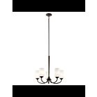 Kichler 43665OZ 5-Lights Olde Bronze 100W 1-Tier Chandelier