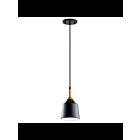 Kichler 43682BK 1-Light Black 100W Mini Pendant