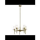 Kichler 43694NBR 5-Lights Natural Brass 100W 1-Tier Chandelier