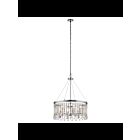Kichler 43723CH 6-Lights Chrome 60W Round Chandelier