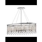 Kichler 43725CH 6-Lights Chrome 60W Oval Chandelier