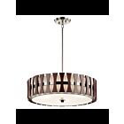 Kichler 43753AUB 4-Lights Auburn Stained 100W Convertible Pendant