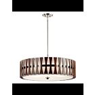 Kichler 43754AUB 5-Lights Auburn Stained 100W Convertible Pendant