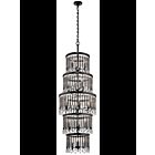 Kichler 43758ESP 18-Lights Espresso 60W Multi-Tier Chandelier