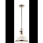 Kichler 43765PN 1-Light Polished Nickel 100W Pendant