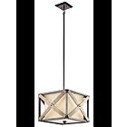 Kichler 43775AVI 1-Light Anvil Iron 100W Convertible Pendant