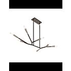 Kichler 43795BK 7-Lights Black 60W 1-Tier Chandelier