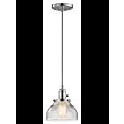 Kichler 43850CH 1-Light Chrome 100W Mini Pendant
