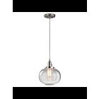 Kichler 43852NI 1-Light Brushed Nickel 100W Mini Pendant