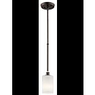 Kichler 43927OZ 1-Light Olde Bronze 100W Mini Pendant