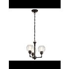 Kichler 43992OZ 3-Lights Olde Bronze 100W 1-Tier Chandelier