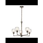 Kichler 43993AP 5-Lights Antique Pewter 100W 1-Tier Chandelier