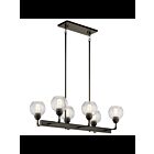 Kichler 43994OZ 6-Lights Olde Bronze 100W Linear Chandelier