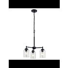 Kichler 44029BK 3-Lights Black 75W Mini Chandelier