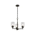 Kichler 44029OZ 3-Lights Olde Bronze 75W Mini Chandelier