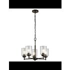 Kichler 44030OZ 5-Lights Olde Bronze 75W 1-Tier Chandelier
