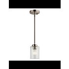Kichler 44032NI 1-Light Brushed Nickel 75W Mini Pendant