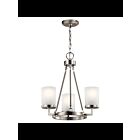 Kichler 44039NI 3-Lights Brushed Nickel 75W Pendant